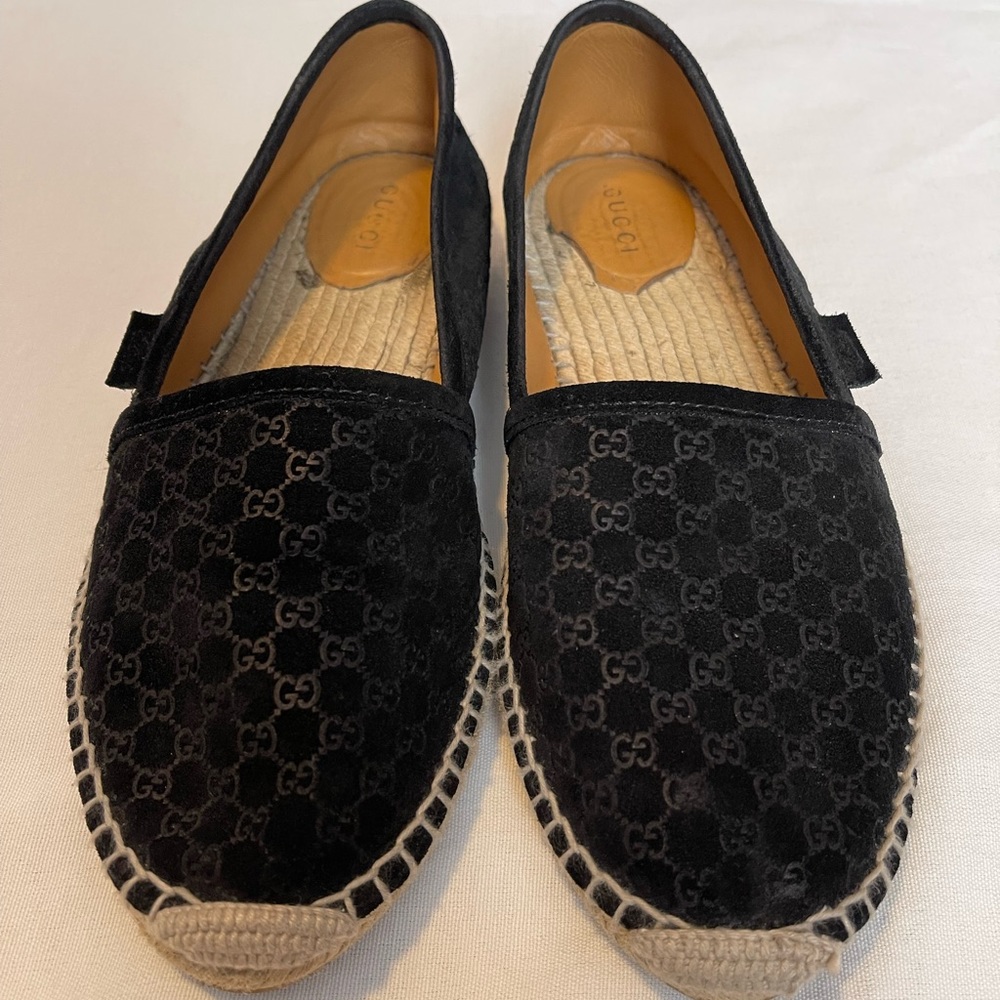 Gucci suede espadrilles